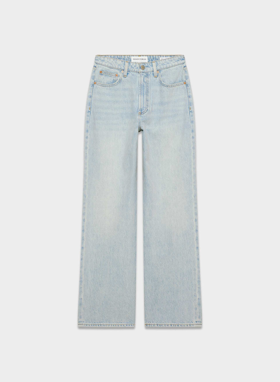 denim forum the farrah curve-fit hi-rise wide jean 15 yrs brl thr bleu