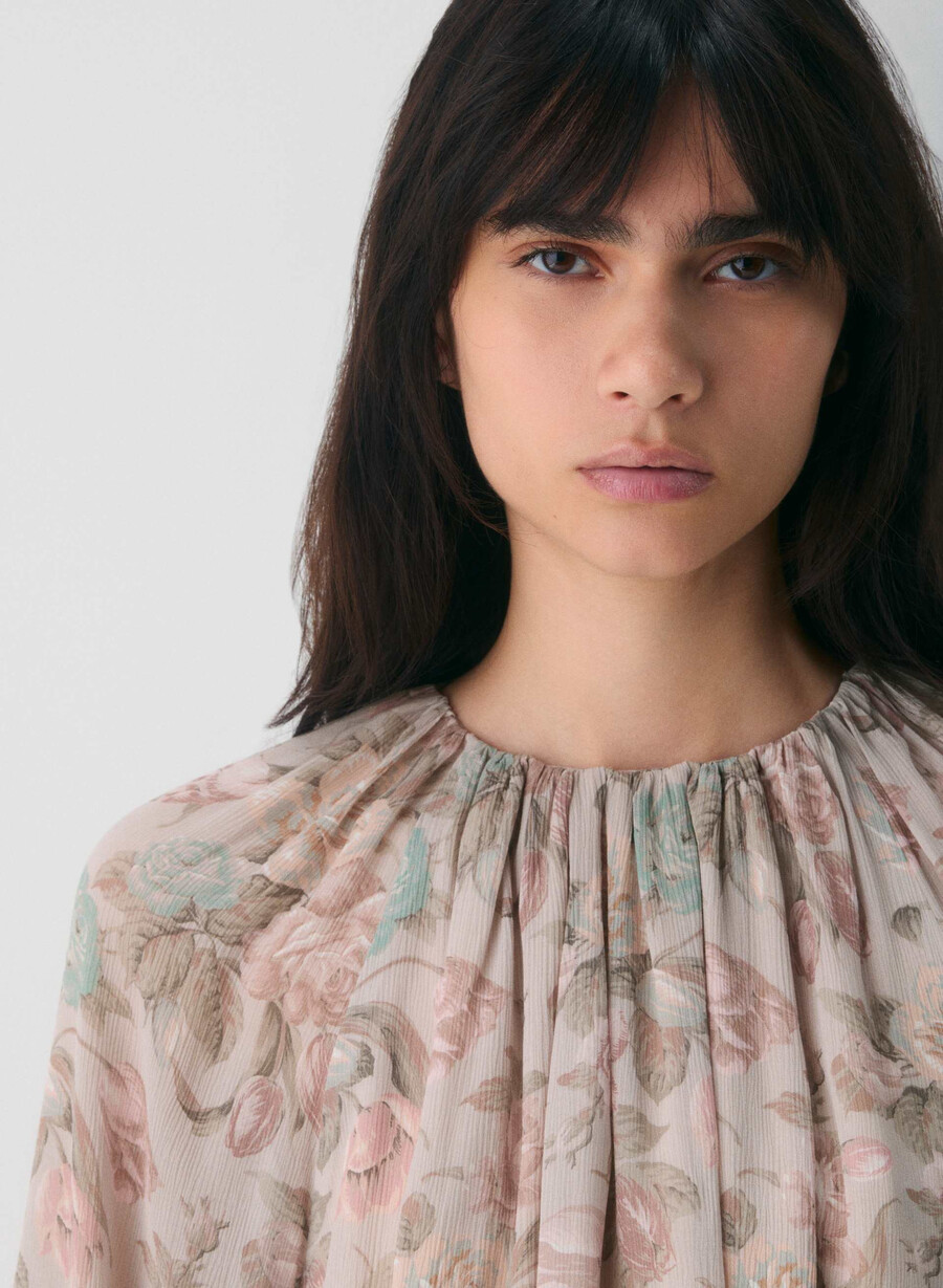 blusa monet rosa cipria multi