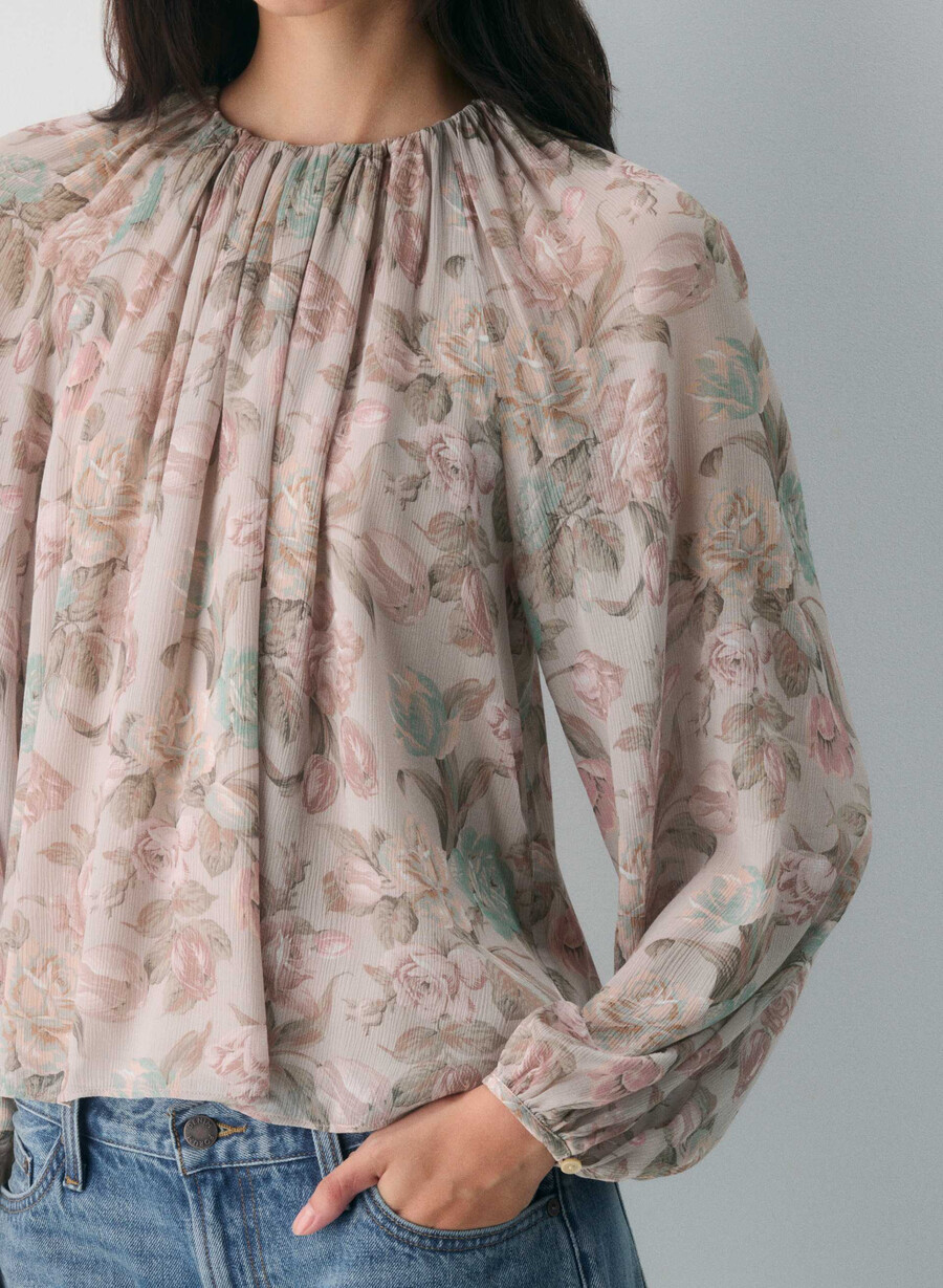 blusa monet rosa cipria multi