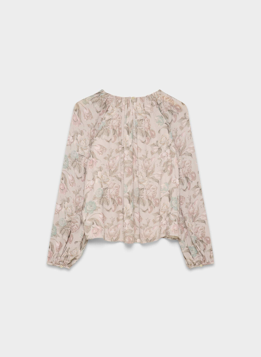 blusa monet rosa cipria multi