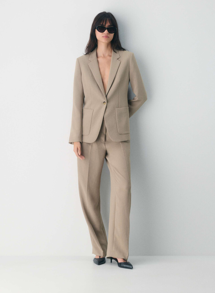 giacca augusta - crepette nomad taupe