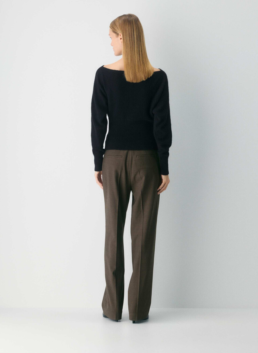 pantaloni da sarto - twill merle chk cl tph chr