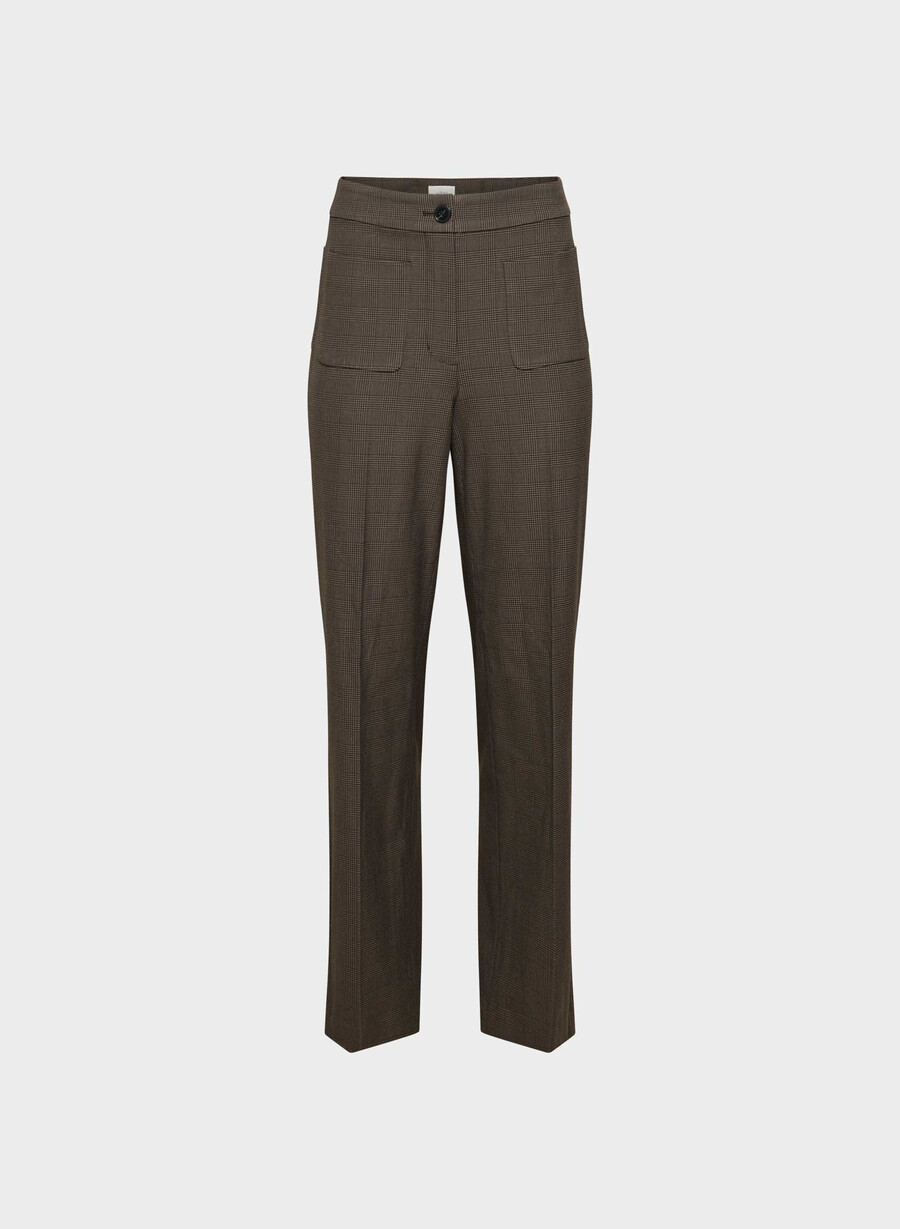 pantaloni da sarto - twill merle chk cl tph chr