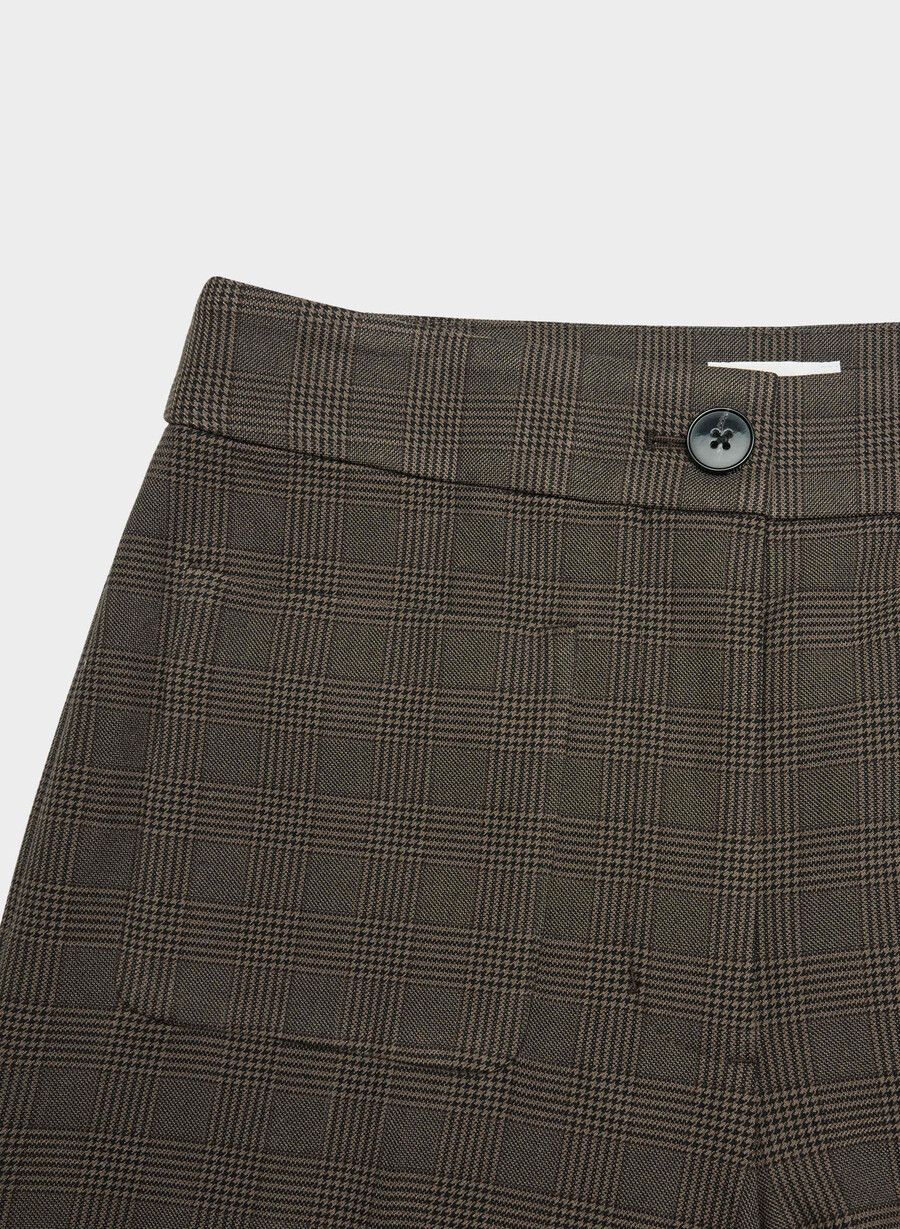 pantaloni da sarto - twill merle chk cl tph chr