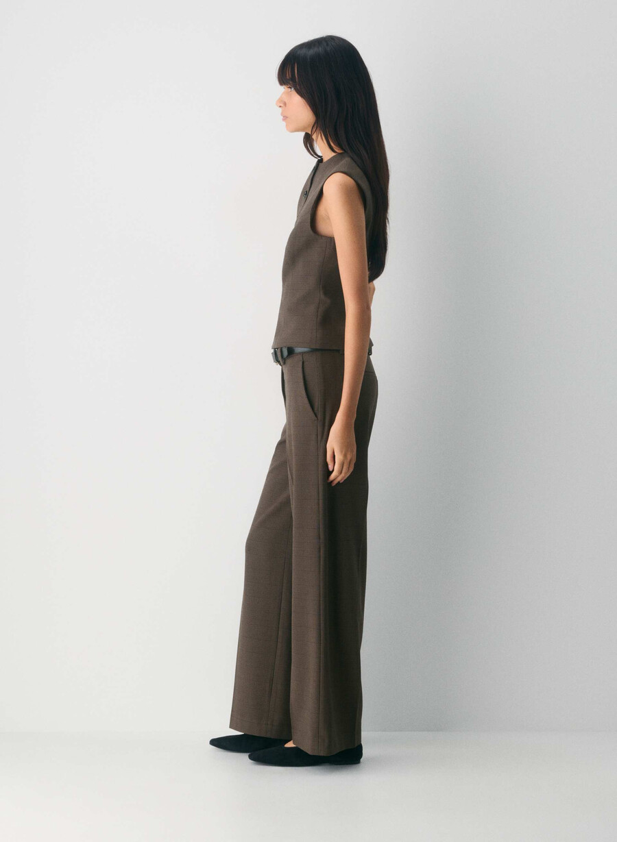 pantaloni seville - twill blk strp dk nt nvyg