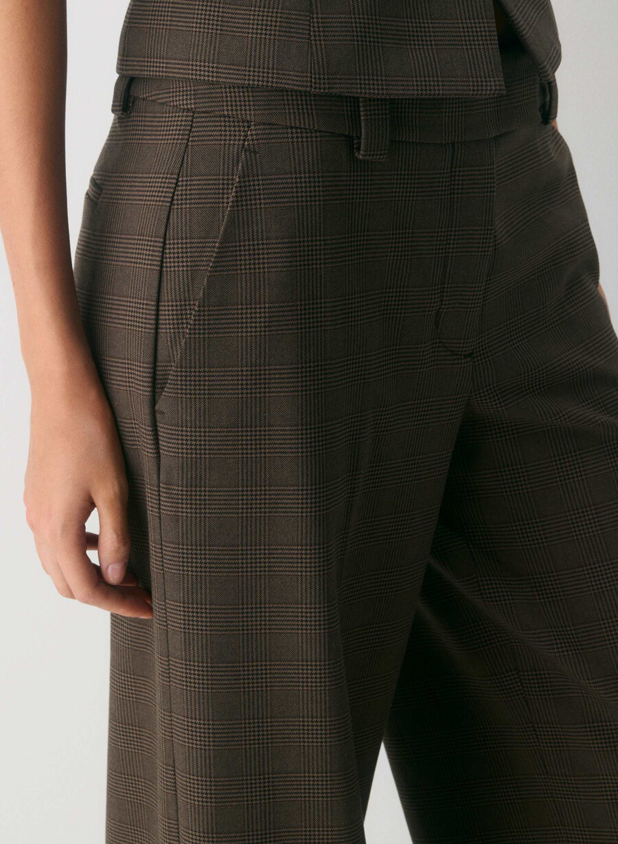 pantaloni seville - twill blk strp dk nt nvyg