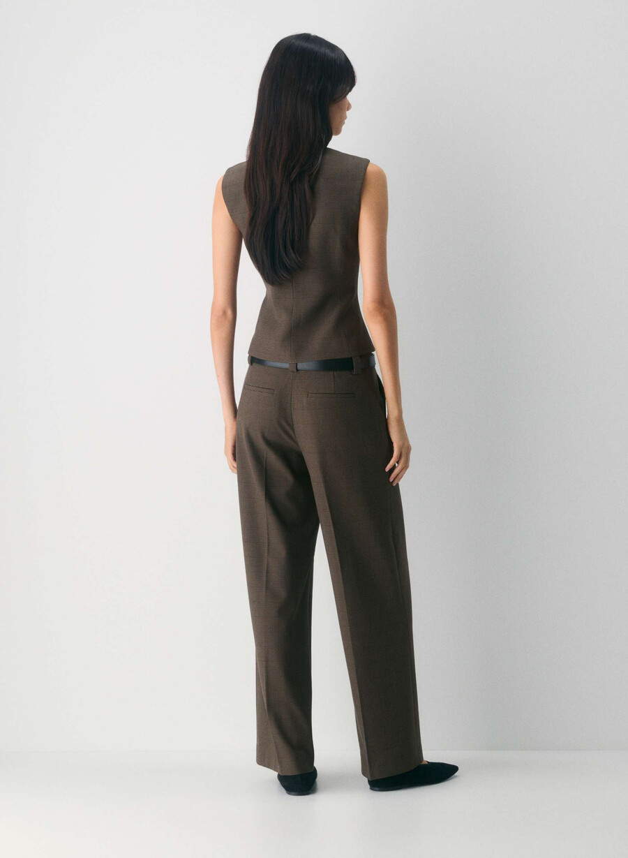 pantaloni seville - twill blk strp dk nt nvyg