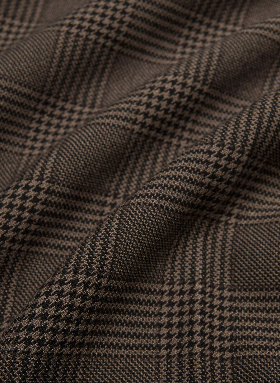 pantalone seville - twill merle chk cl tph ch
