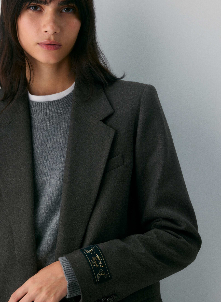 blazer generazione heather charcoal