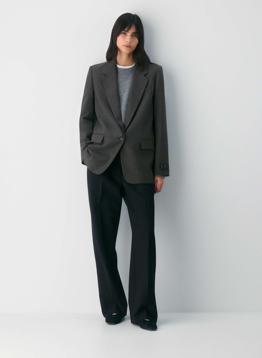 blazer generazione heather charcoal
