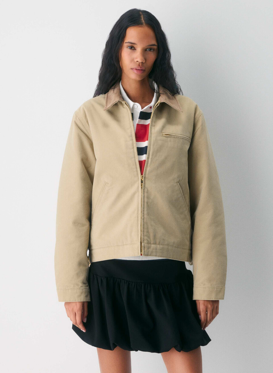 giacca da lavoro barkley hip tan khaki