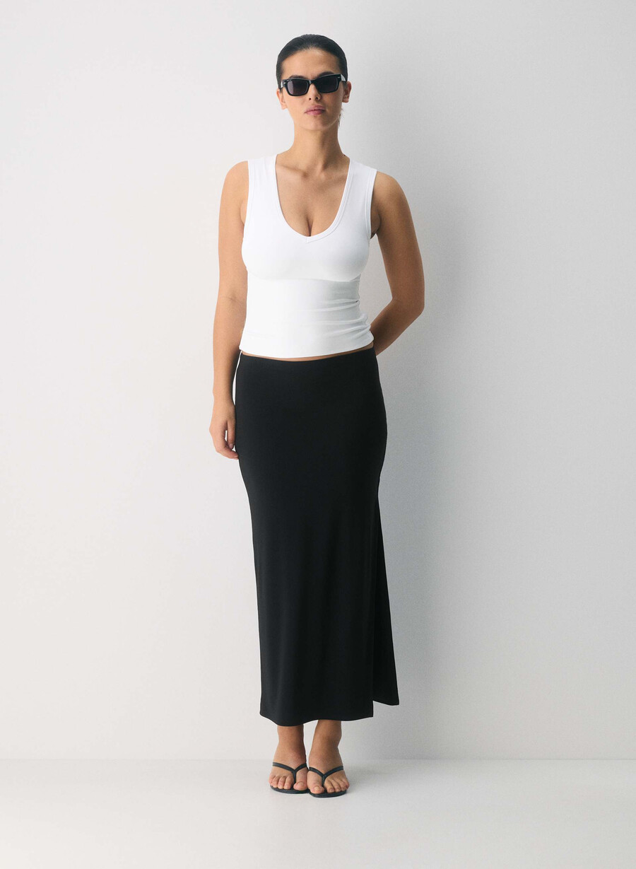 canotta original contour shoreline bianco brillante