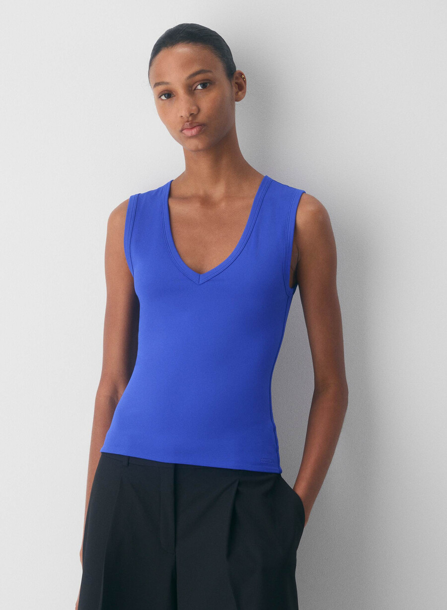 canotta originale contour shoreline blau