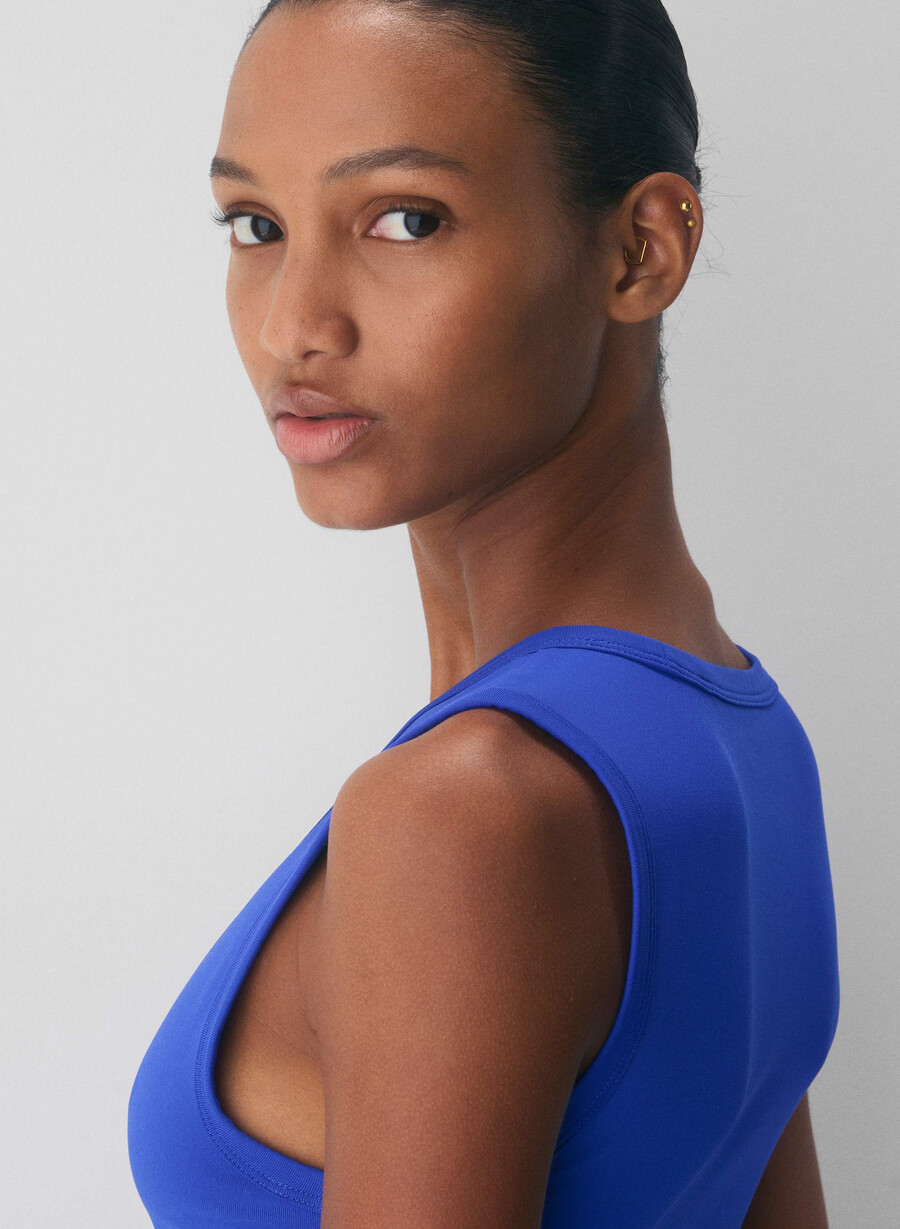 canotta originale contour shoreline blau