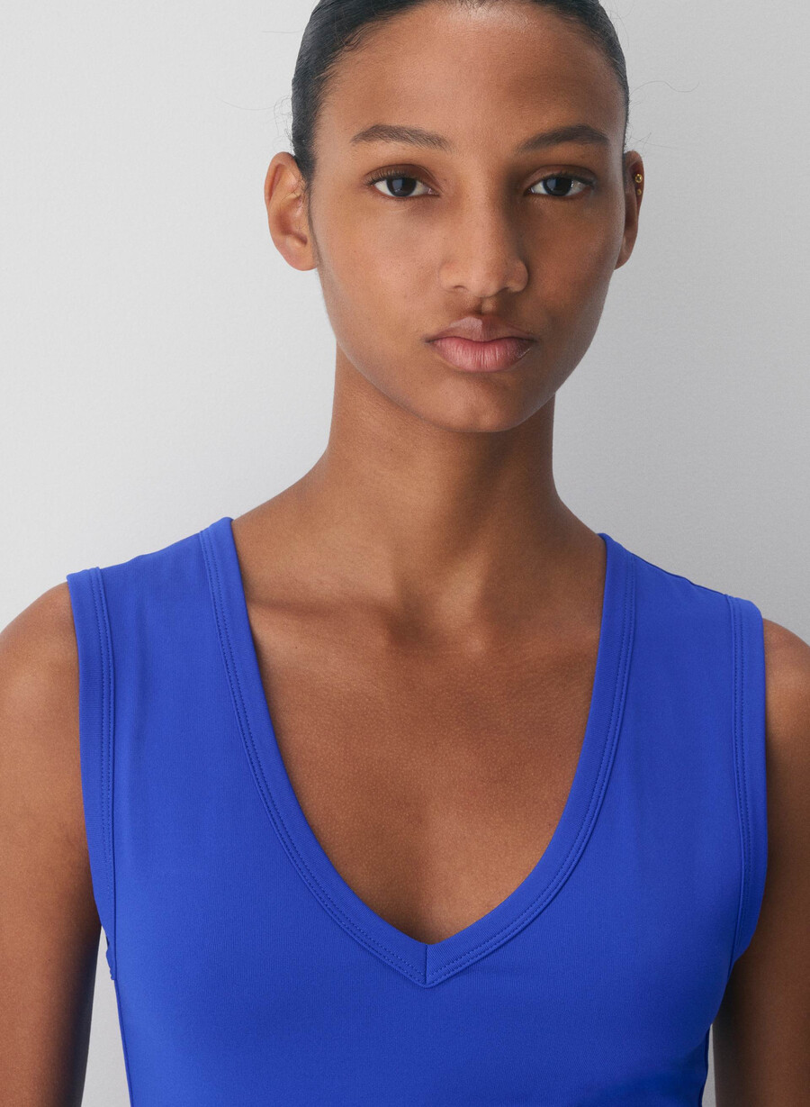 canotta originale contour shoreline blau