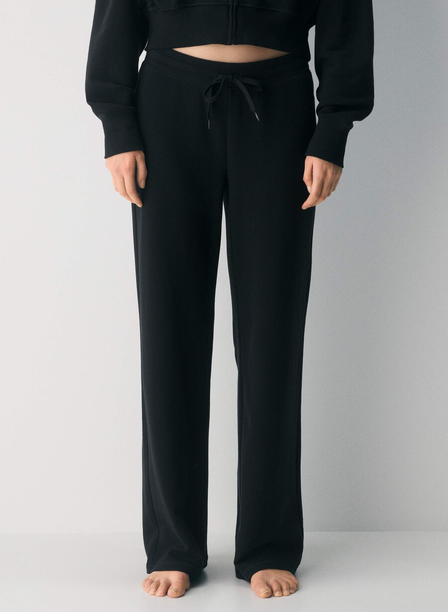 pantaloni wafflex marks neri