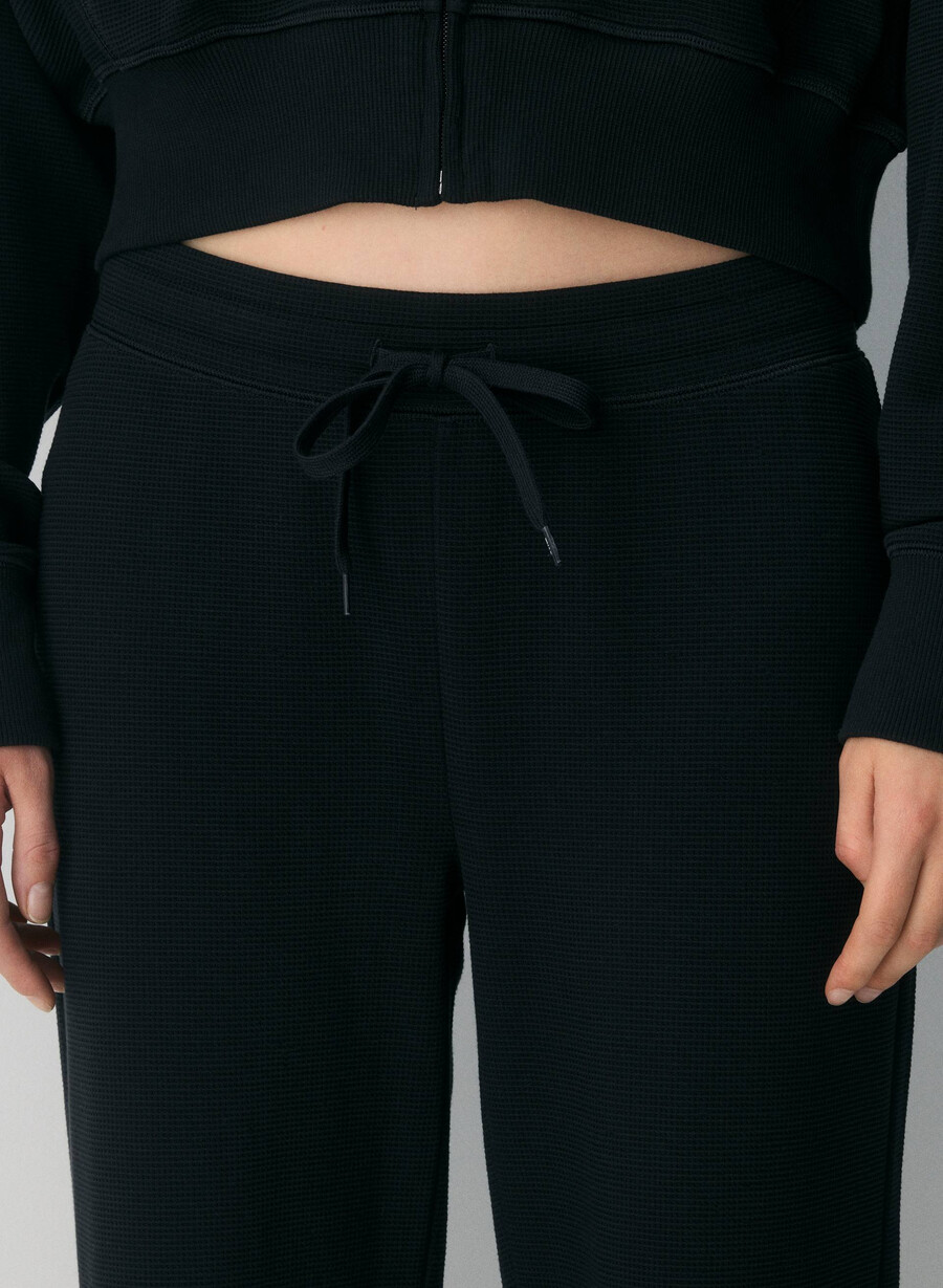 pantaloni wafflex marks neri