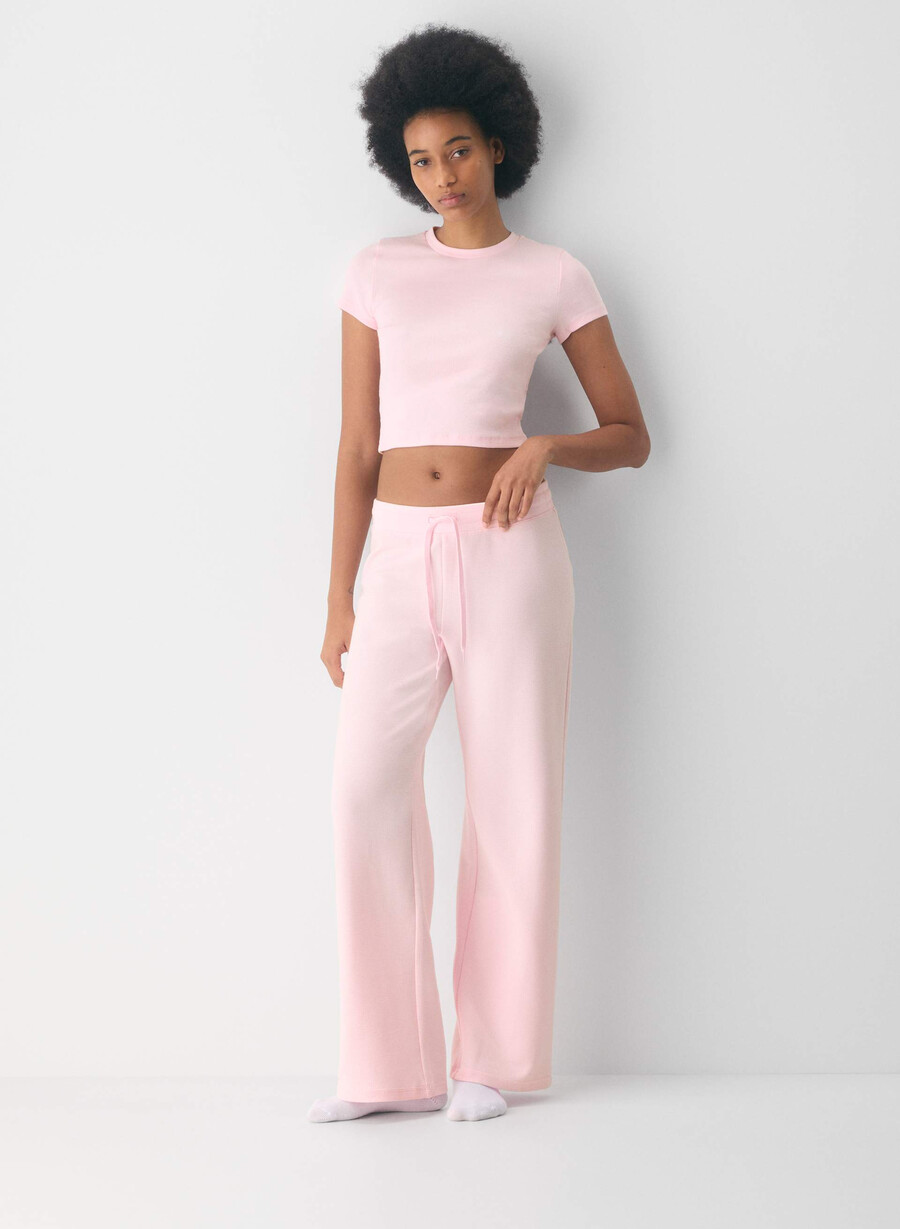 pantalone wafflex marks villa pink