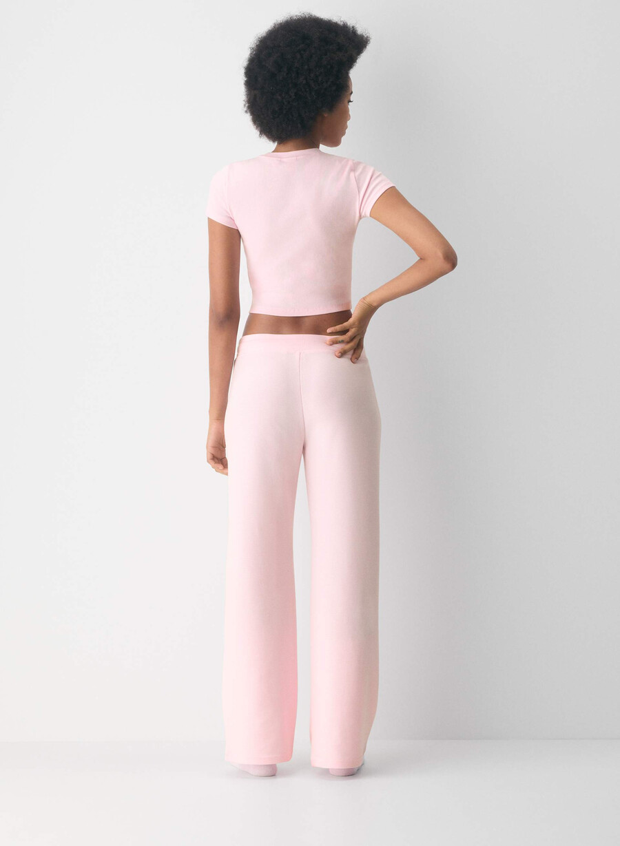 pantalone wafflex marks villa pink