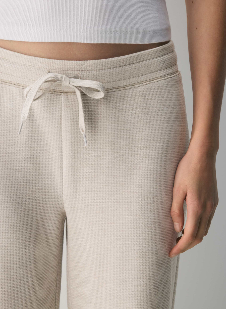 pantaloni wafflex marks heather ecru