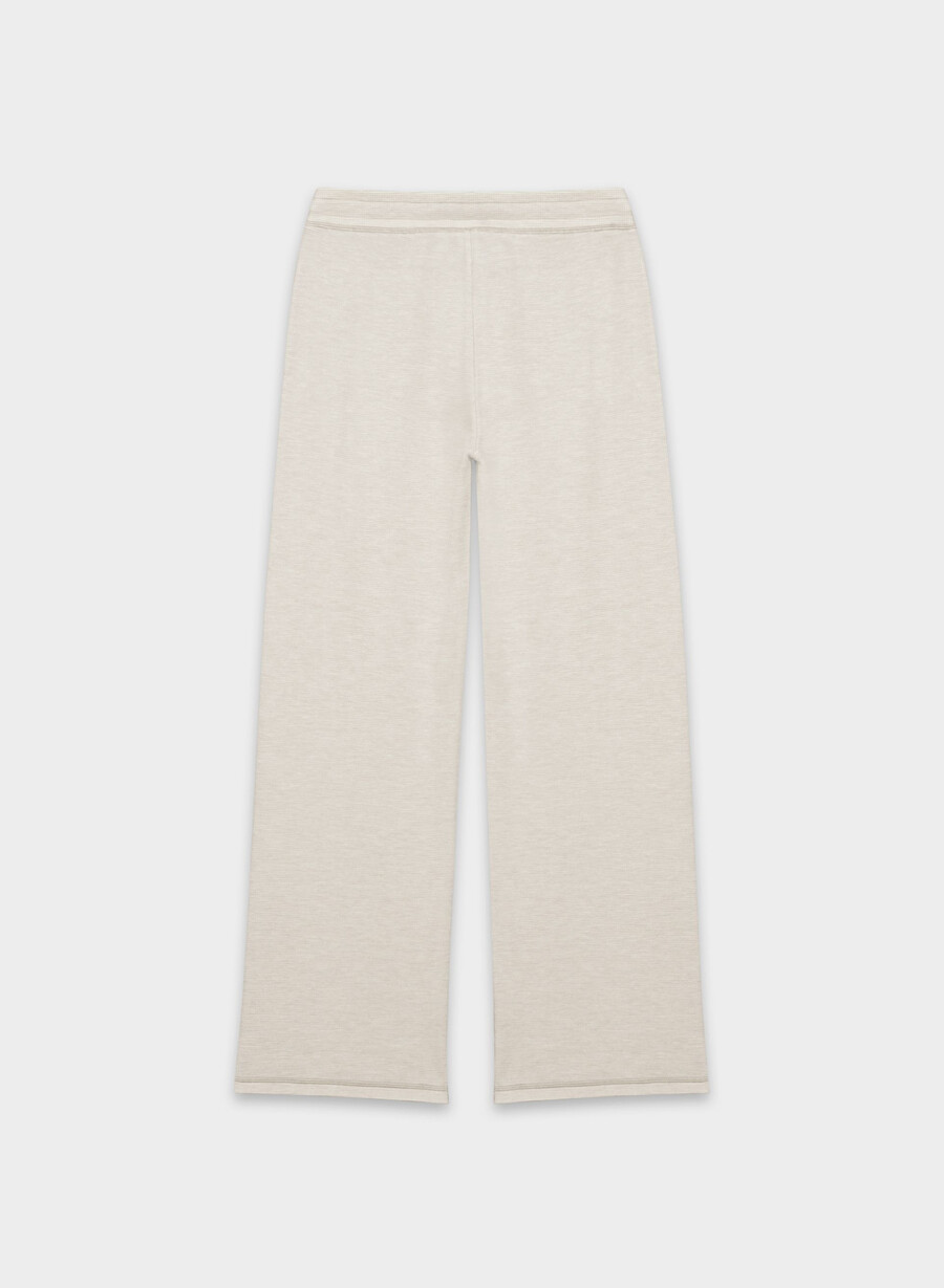 pantaloni wafflex marks heather ecru