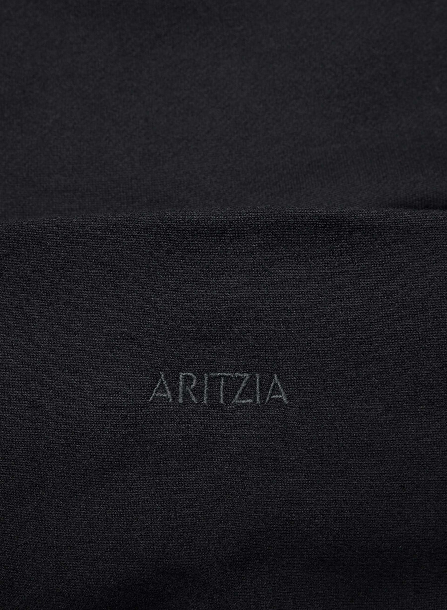 felpa con cappuccio cozy sweatfleece mega nera