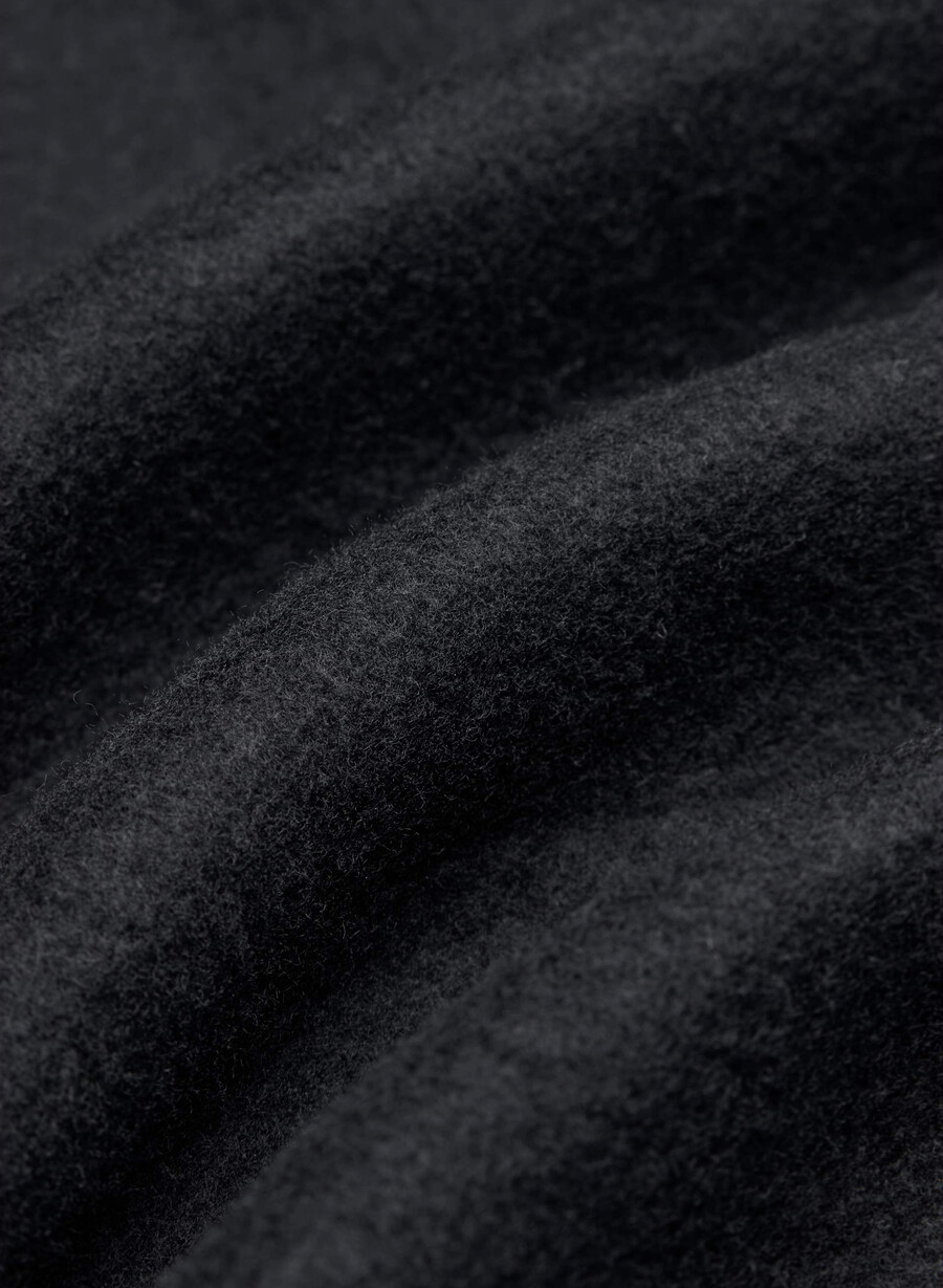 felpa con cappuccio cozy sweatfleece mega nera