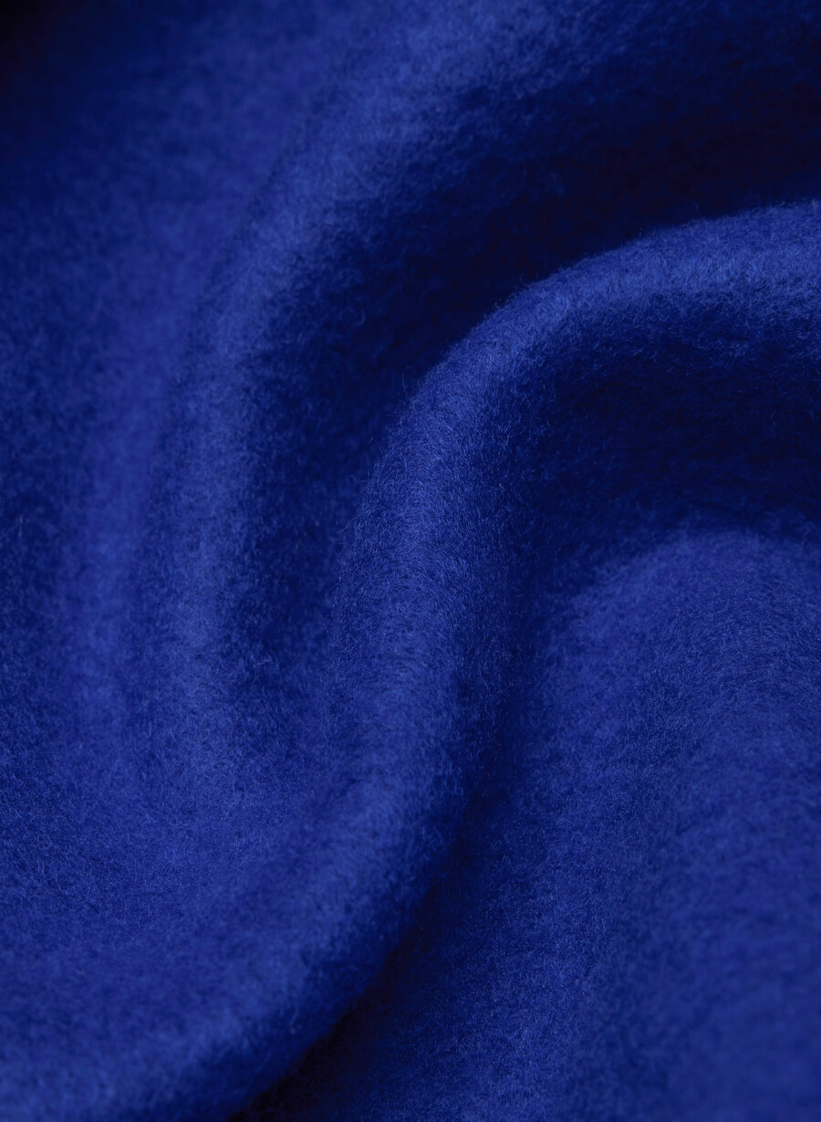 felpa con cappuccio cozy sweatfleece mega blau