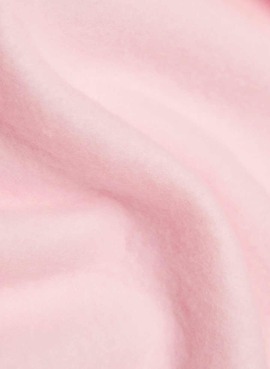 felpa con cappuccio mega cozy sweatfleece villa pink