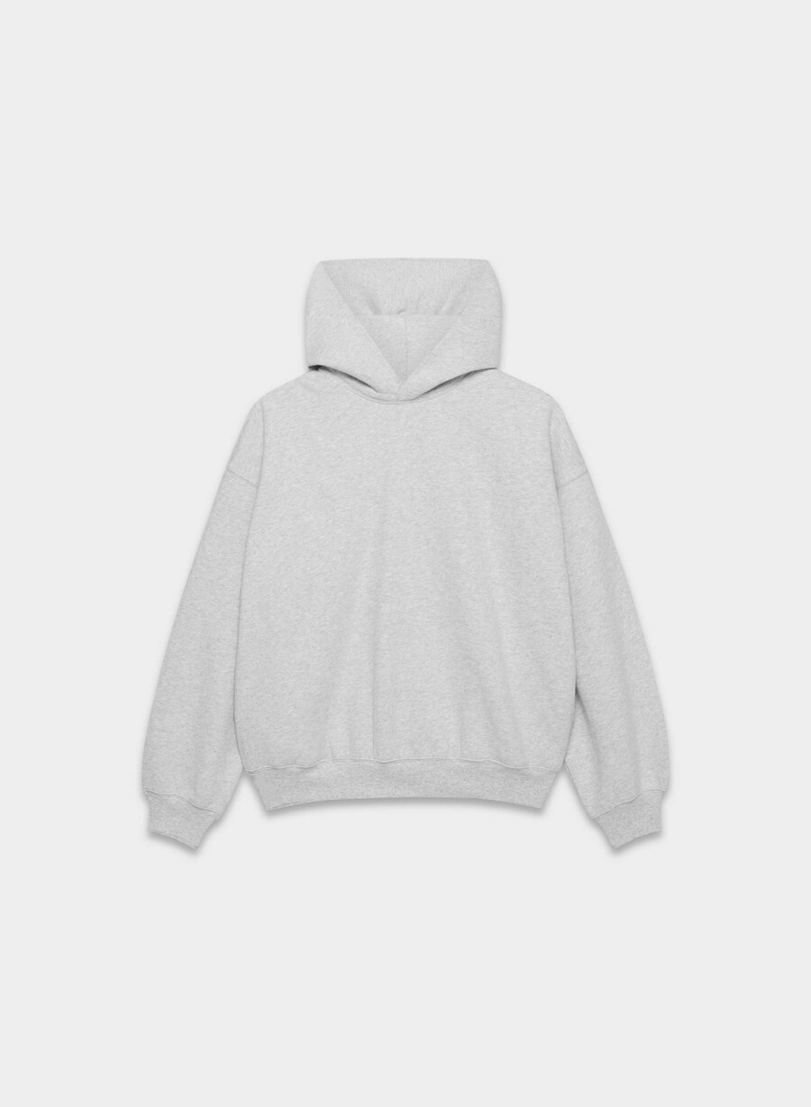 felpa con cappuccio cozy sweatfleece mega heather chrome