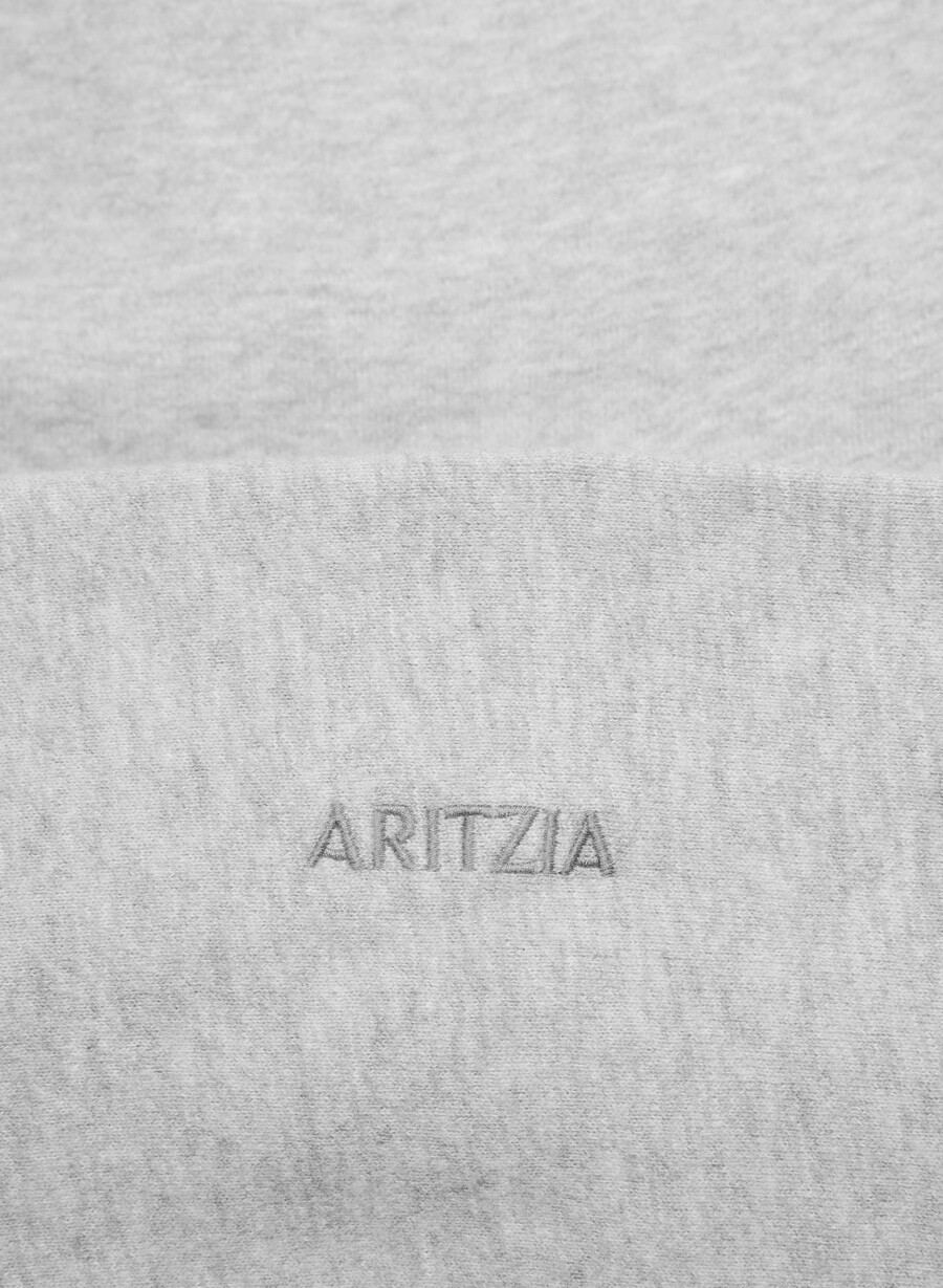 felpa con cappuccio cozy sweatfleece mega heather chrome