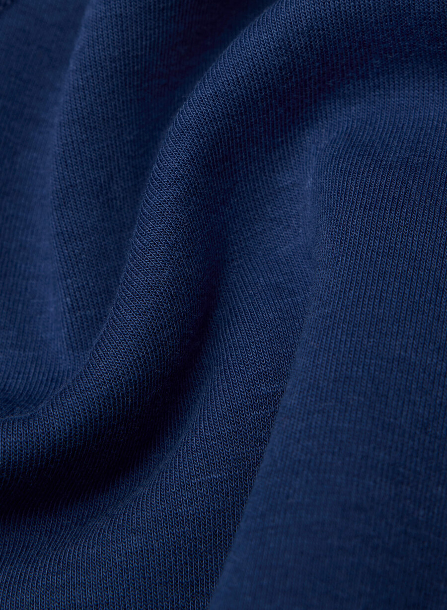 felpa con cappuccio e zip alta formafleece oxygen cordovan