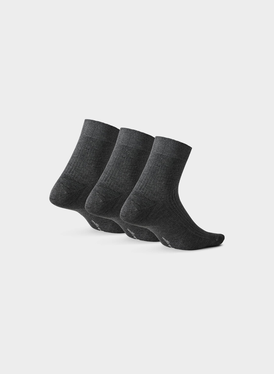 calzini alla caviglia parade confezione da 3 colore carbone melange