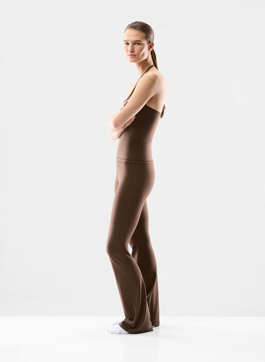 leggings butter cheeky infinite hi flare 32 marrone mocha ricco