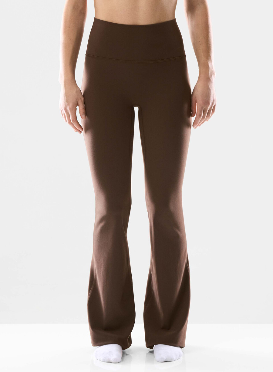 leggings butter cheeky infinite hi flare 32 marrone mocha ricco