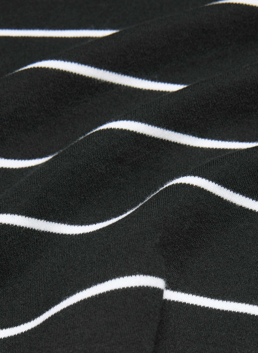 t-shirt barclay in cotone interlock nerobianco