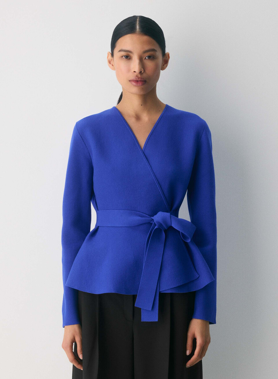cardigan da pendolare - wonder yarn ablaze blue