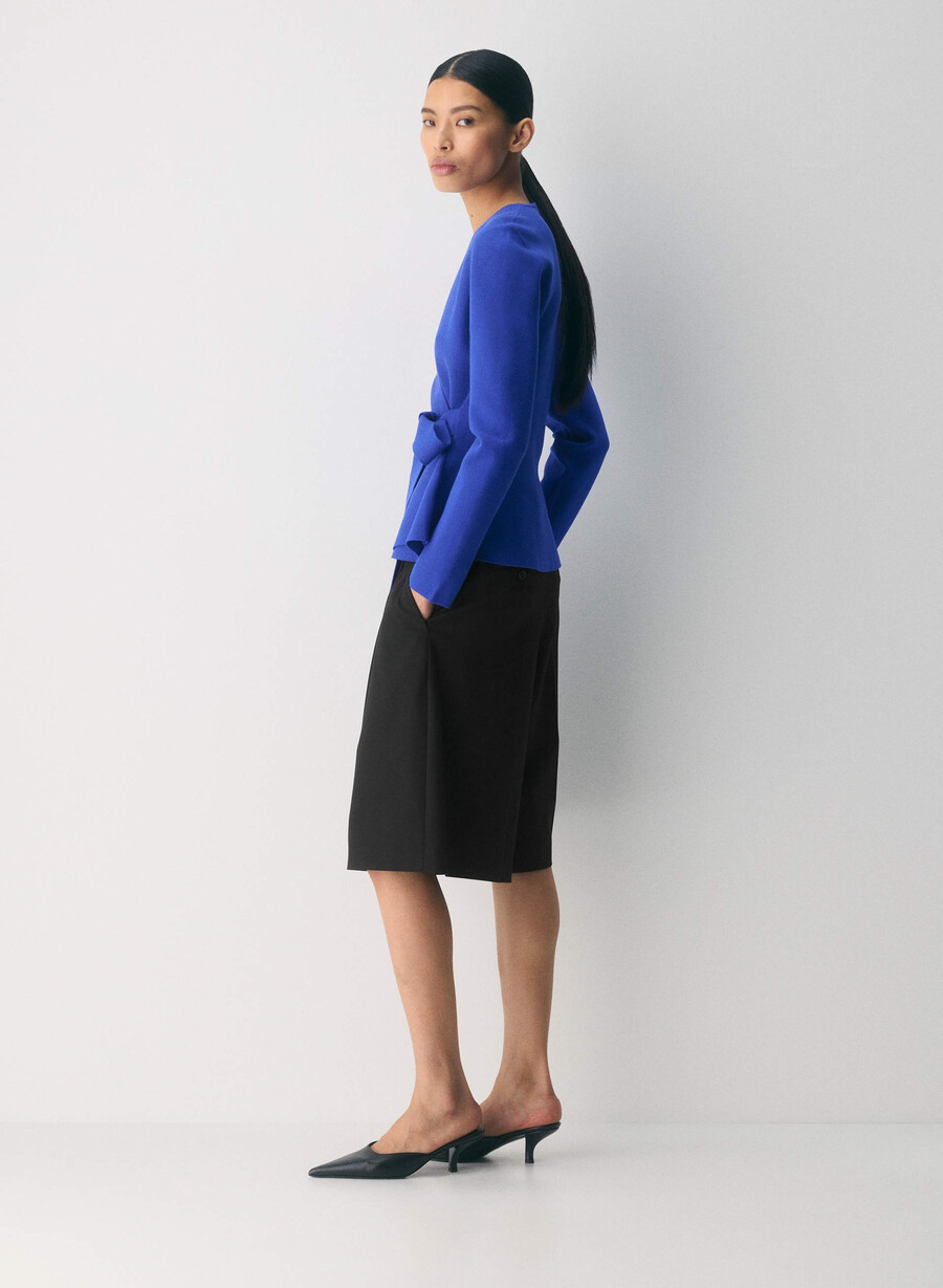cardigan da pendolare - wonder yarn ablaze blue