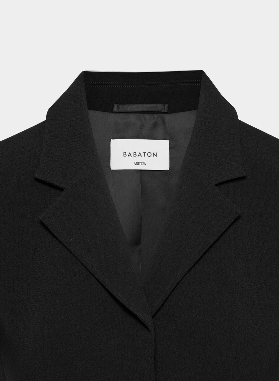 giacca brynn - sway crepe nero