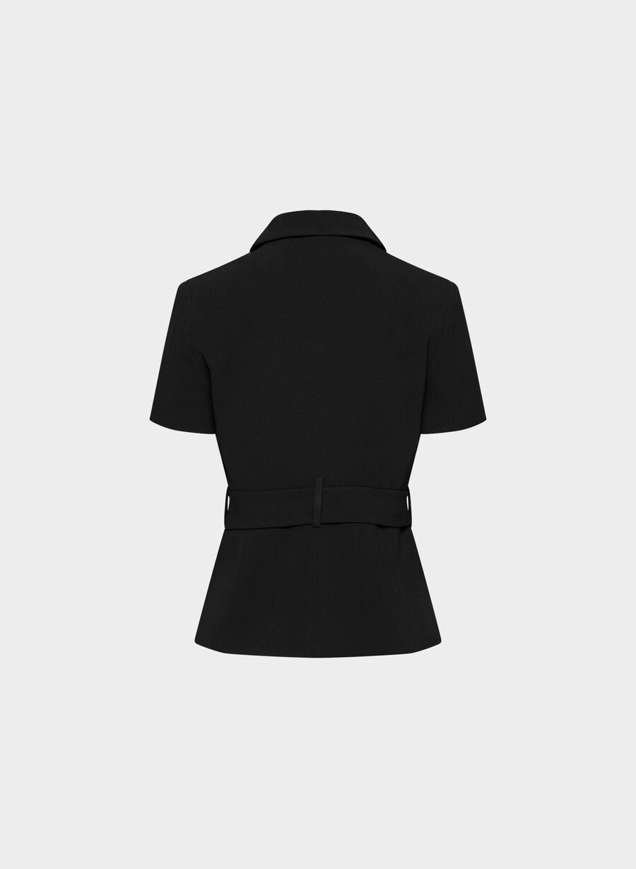 giacca brynn - sway crepe nero