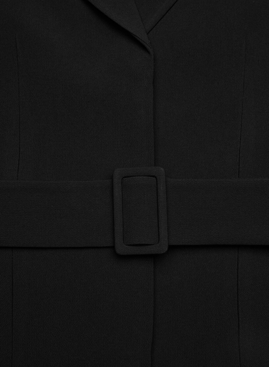 giacca brynn - sway crepe nero