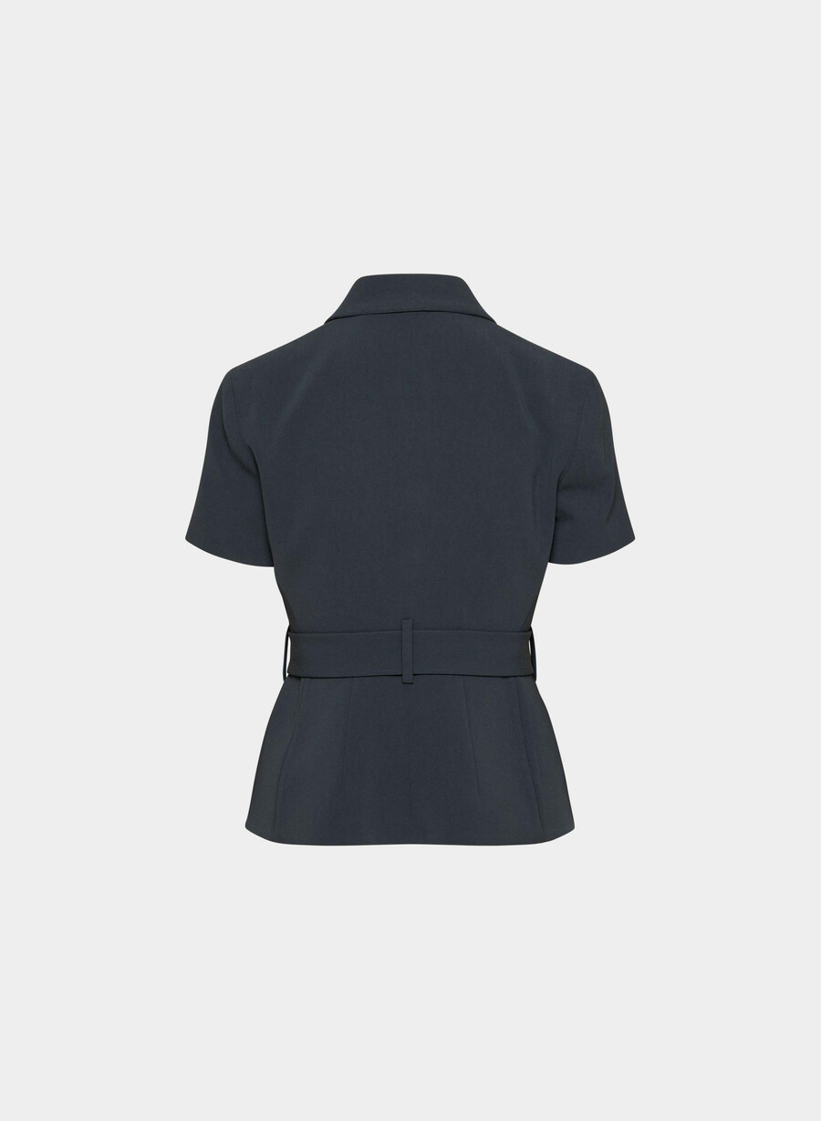 giacca brynn - sway crepe dark navy