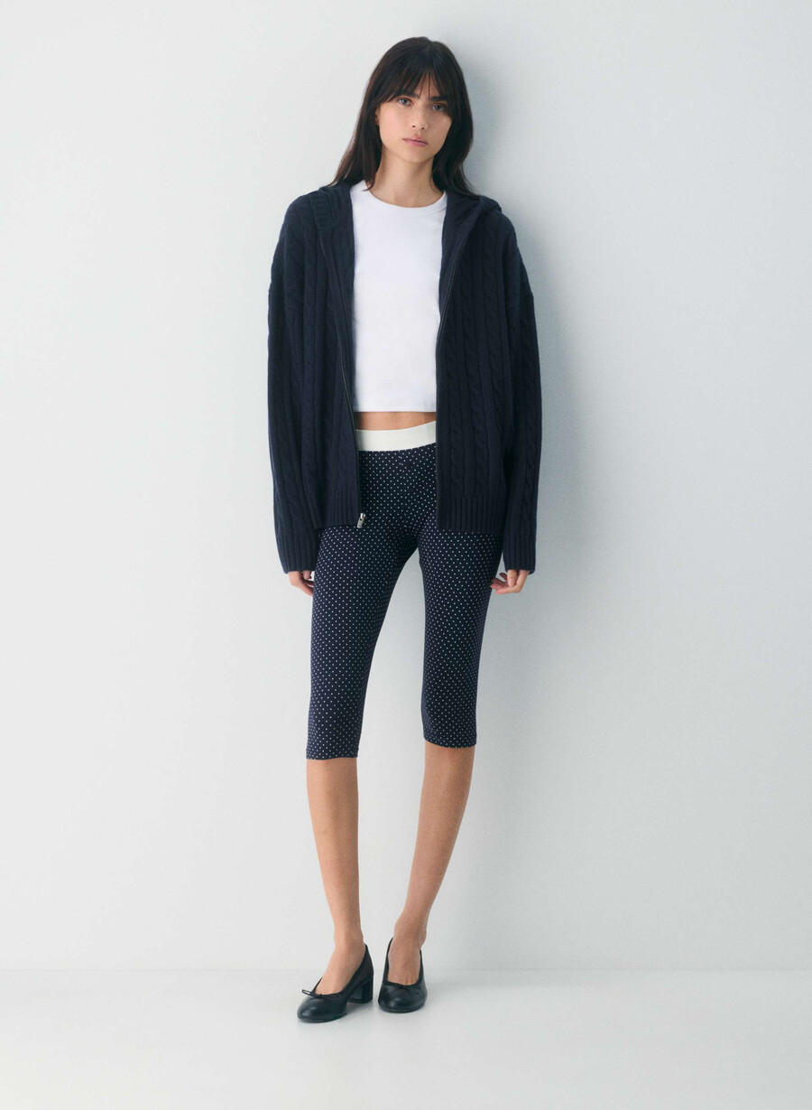 felpa con cappuccio e zip octavia hip admiral