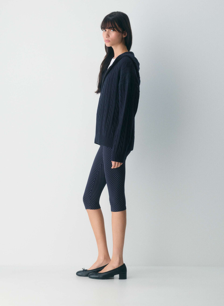 felpa con cappuccio e zip octavia hip admiral