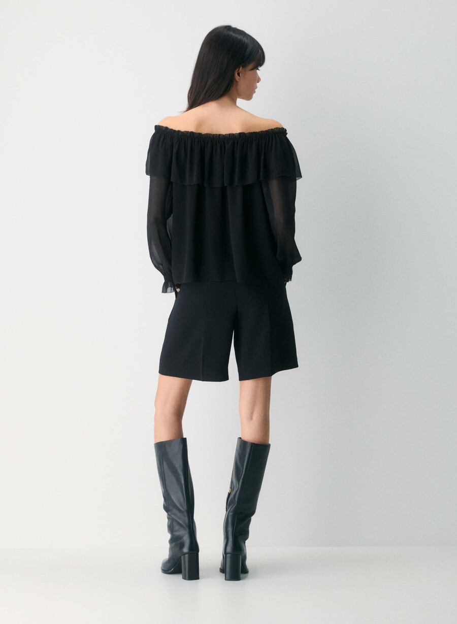 bianca top nero