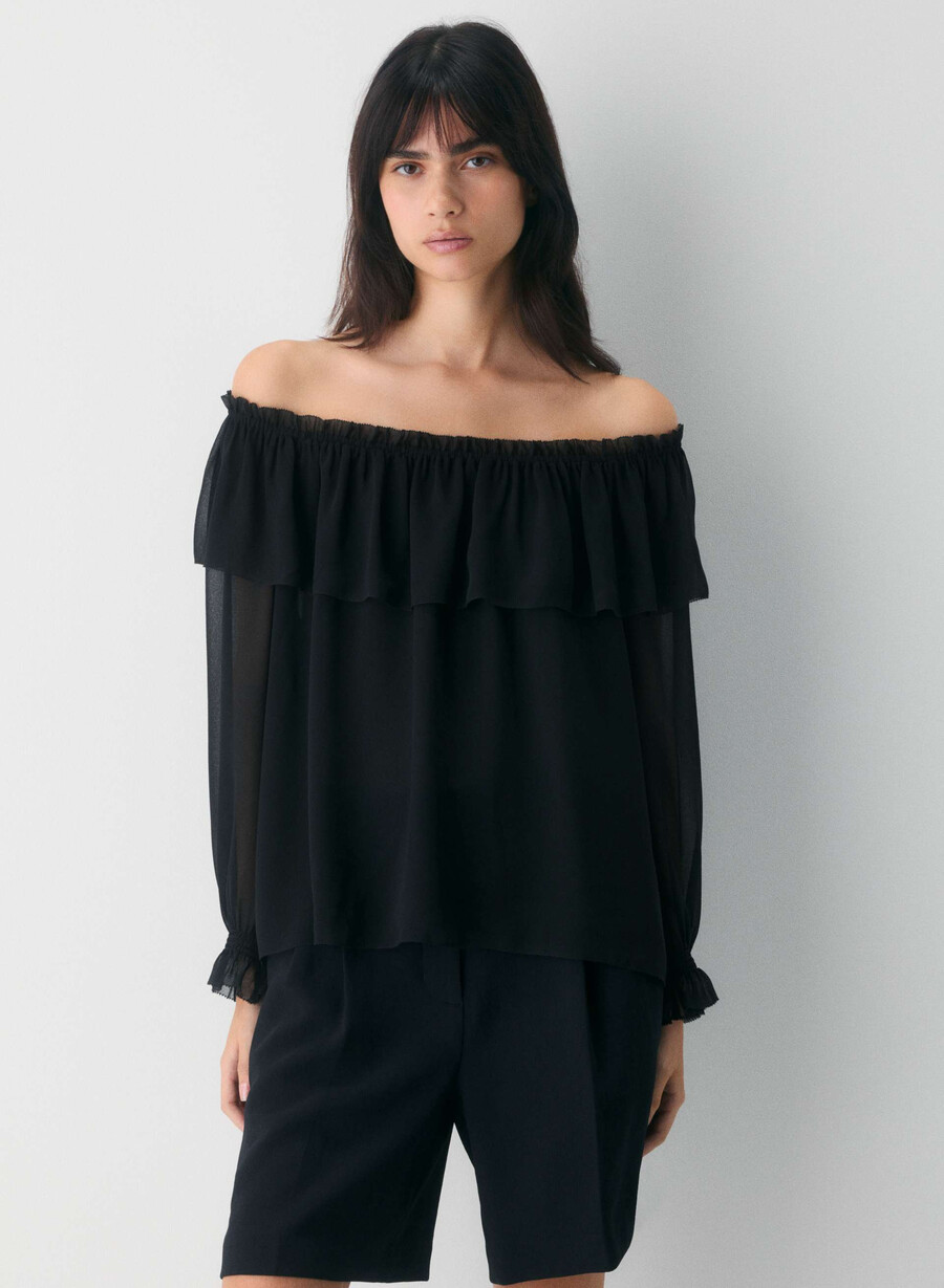 bianca top nero