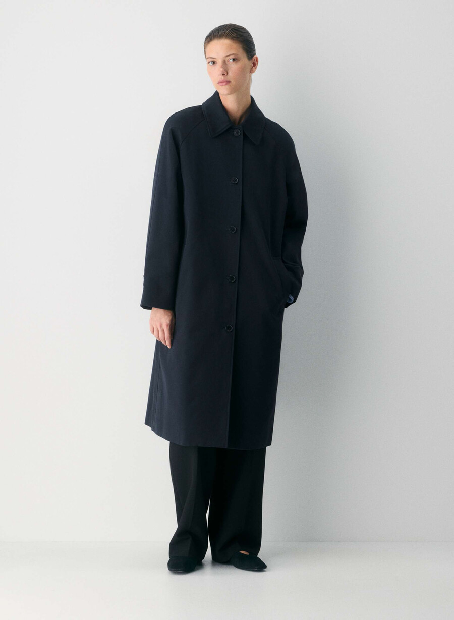 il trench regent - rich twill dark navy