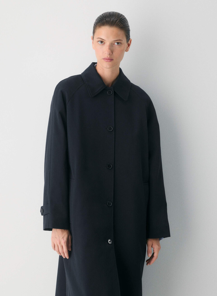 il trench regent - rich twill dark navy