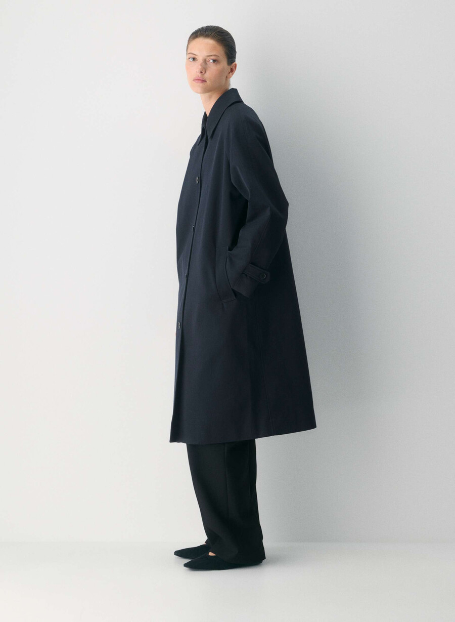 il trench regent - rich twill dark navy