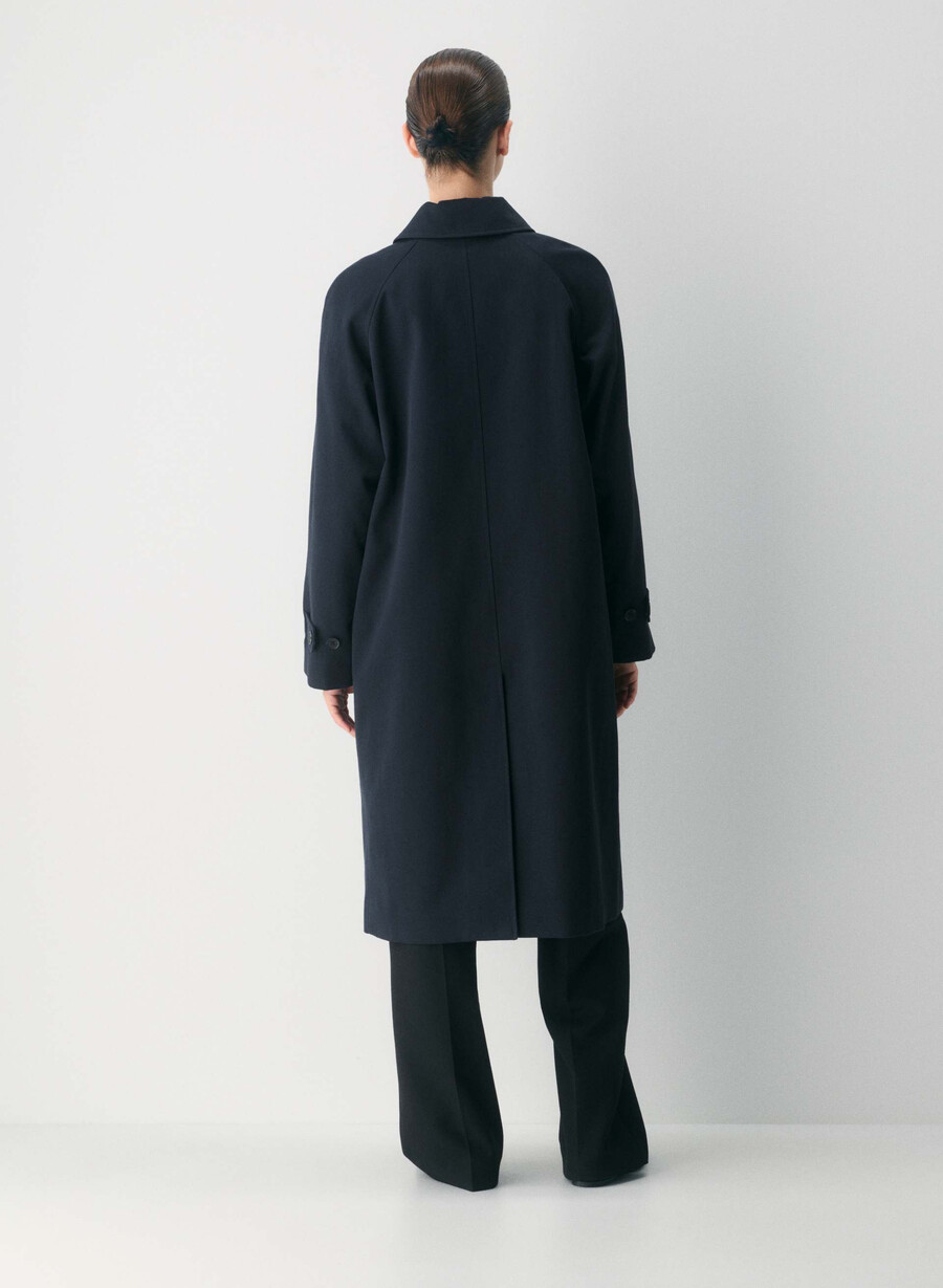 il trench regent - rich twill dark navy